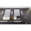 Afx Harper 36'' LED Vanity - Satin Nickel Finish HPRV3605LAJUDSN